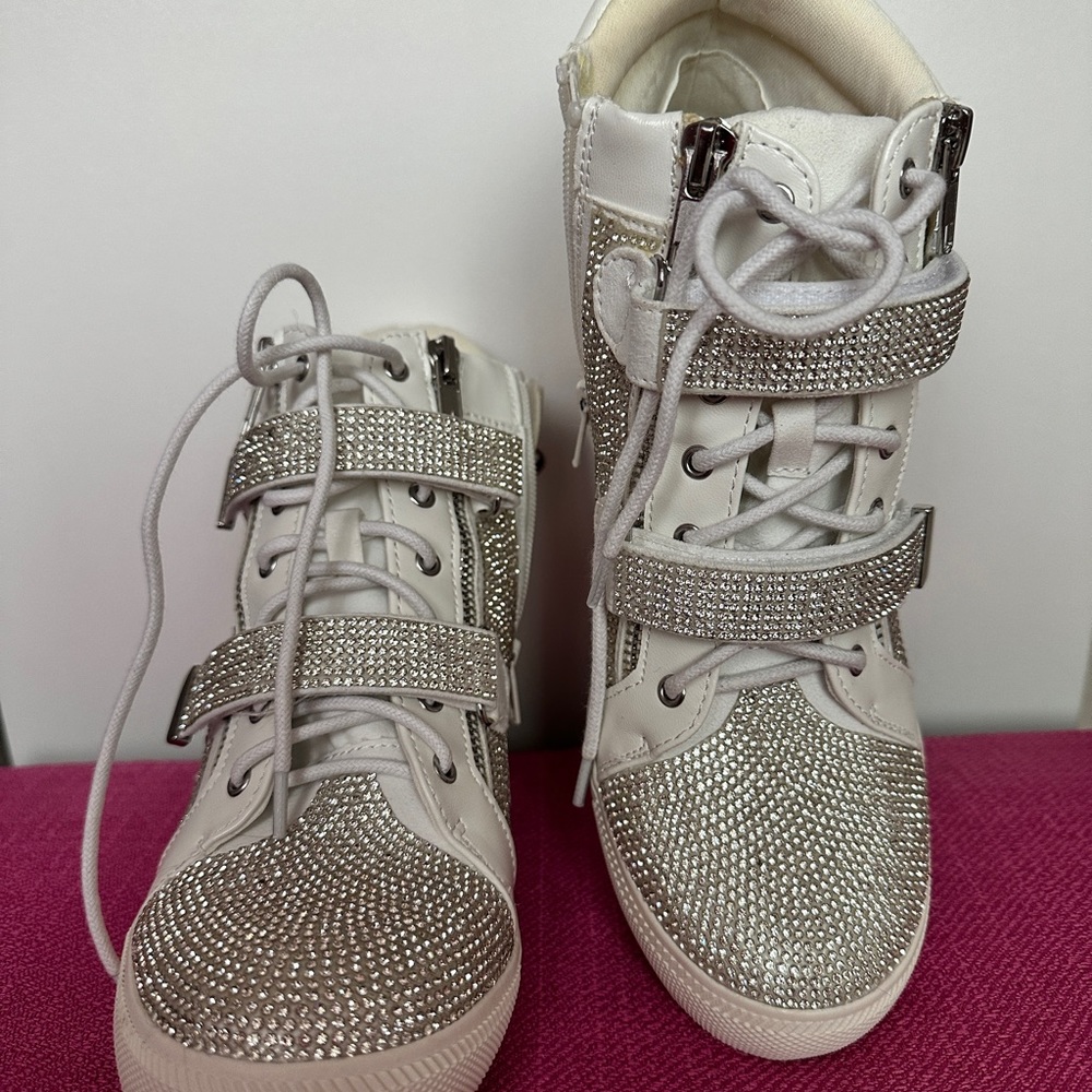 Chrystal encrusted kicks 🎉